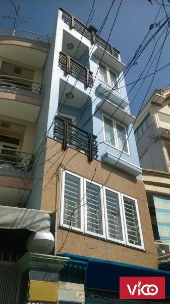 Cho thuê gấp nhà hẻm rộng 4m đường Cống Quỳnh, Quận 1 3.3m x 13.5m, trệt, lửng, 2 lầu, ST, 5PN, 4WC