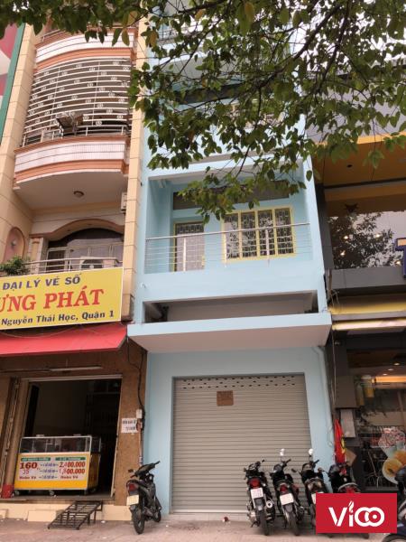 Nhà nằm vị trí đẹp gần khu tây sang cho thuê MT Nguyễn Thái Học. Quận 1 4x17m. Giá 80 Triệu