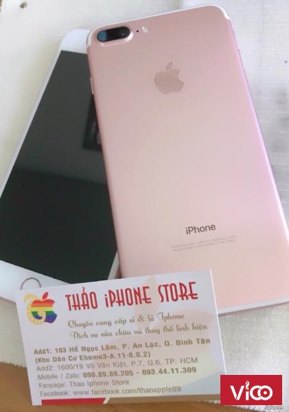 9Triệu500 Iphone 7Plus32GVàng HồngLock Fix full như QTế. Nguyên zin100 AZ