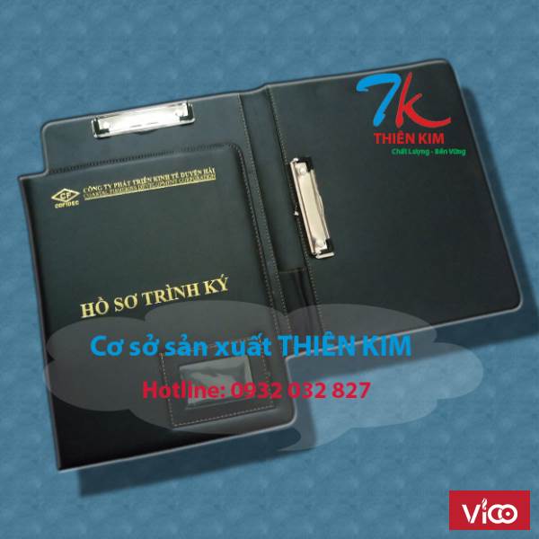 Địa chỉ sản xuất bìa sơ mi da, bìa menu da, bìa kẹp tính tiền da, cung cấp bìa còng giá rẻ,