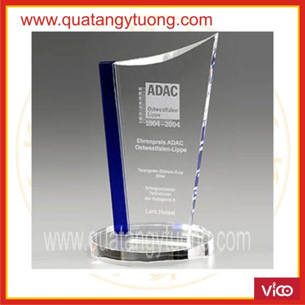Cơ sở sản xuất biểu trưng thủy tinh, biểu trưng gỗ đồng, trophy pha lê