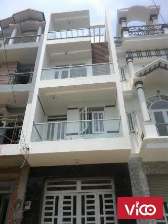 Hẻm rộng 5m, nhà 1 trệt 2 lầu có sân thượng giá 1.6 tỷ Hương lộ 2