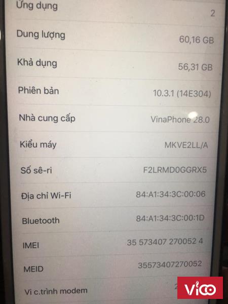 Bán 6s plus 64gb rose gold quốc tế, chạy ios 10.3.1