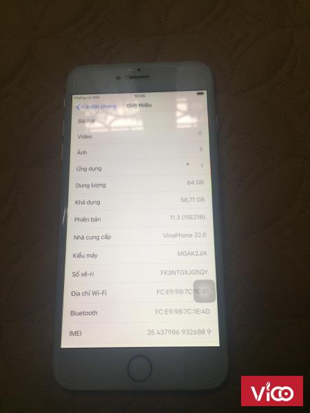 Ip 6plus gold 64g quốc tế