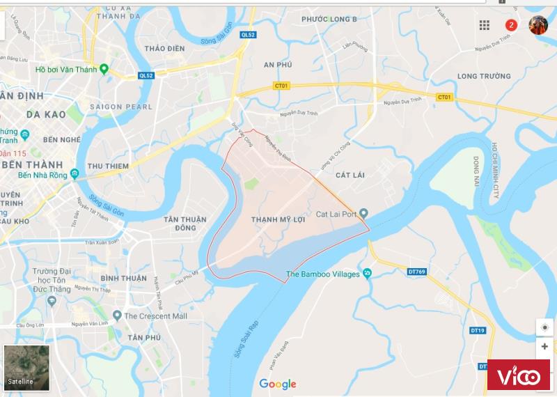 Bán đất vị trí cực đẹp Phú Nhuận 2, Thạnh Mỹ Lợi, Q.2