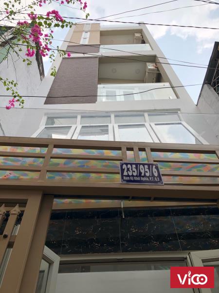 Chính chủ 235/95/6 Nam Kỳ Khởi Nghĩa cho thuê phòng mới tinh, an ninh, ban công cửa sổ thoáng mát