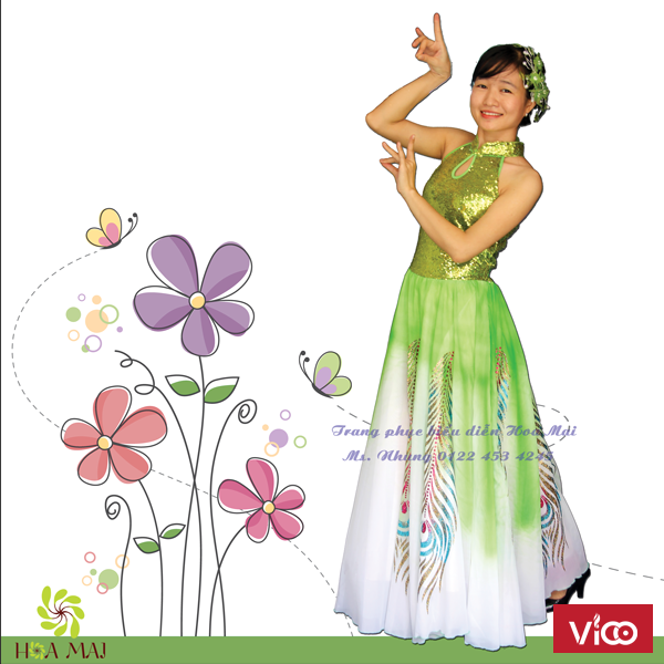 Bán Cho thuê váy múa biển đảo, váy sen, váy công, váy múa trắng, váy khiêu vũ, váy múa hồng,...