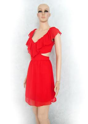 Đầm thun san hô đỏ,hạ eo,tay khuyết nơ,bán sỉ chỉ 38k