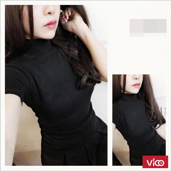 Chuyên sỉ lẻ Ao cổ lọ nữ tay con , tay lửng Facioshop