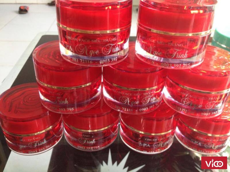 Kem trắng da face bông hồng đỏ,kem trắng da toàn thân