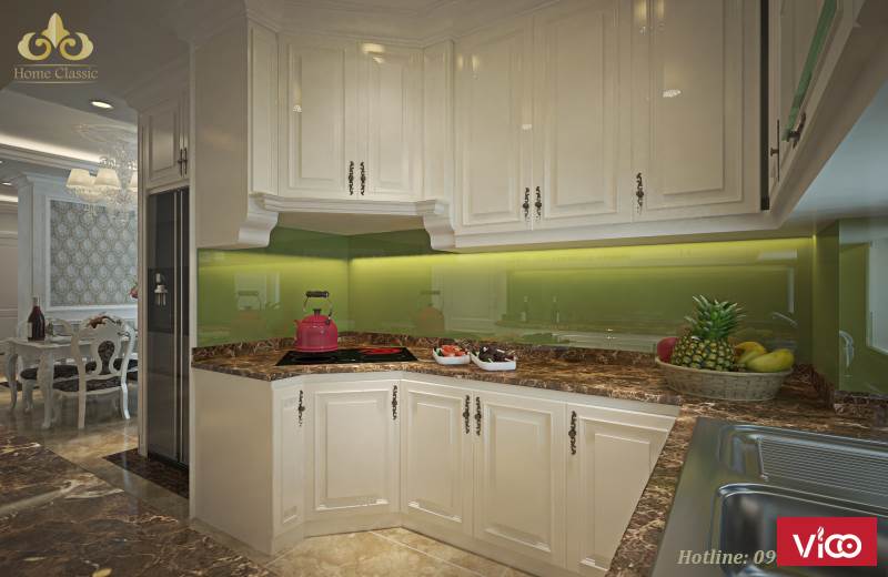 Thiết kế nội thất tân cổ điển tại chung cư Tây Hồ 0505