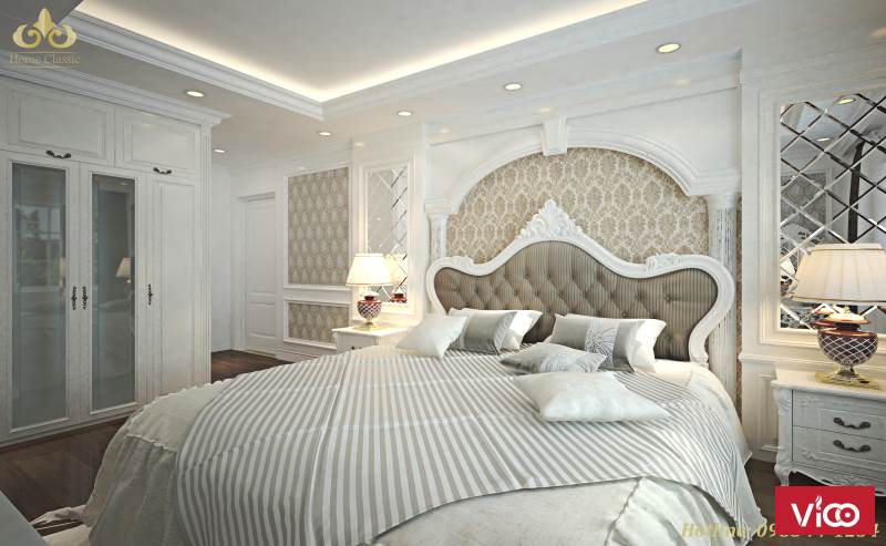 Thiết kế nội thất tân cổ điển tại chung cư Tây Hồ 0505