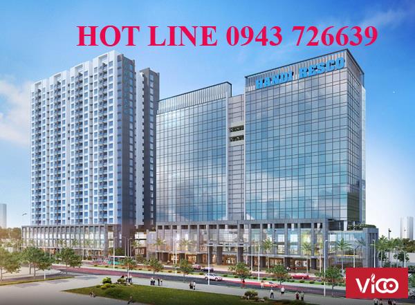 Cho thuê mặt bằng kinh doanh tầng 1 tòa nhà Handiresco Lê Văn Lương, Thanh Xuân, Hà Nội