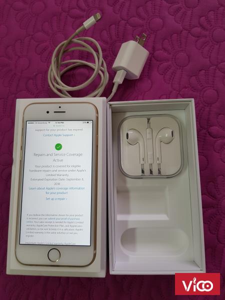 Bán iPhone 6 32GB gold chính hãng còn bảo hành tháng 9/2018