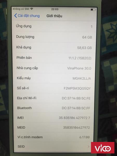 Iphone 6 plus 64gb màu gold đẹp keng pin tốt bao test