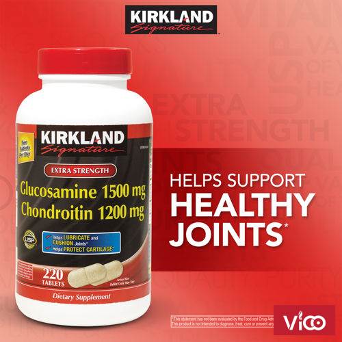 Glucosamine Chondroitin Sulfate Kirkland 220 viên
