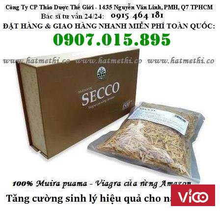 Thảo dược Secco tăng cường sinh lý, trị chứng liệt dương