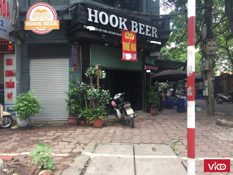 Cho thuê nhà 2 mặt tiền ở phố trần quý kiên, 60 m2 x 4 tầng