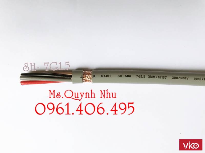 Cáp điều khiển 4 lõi, cáp điều khiển 5 lõi, cáp điện công nghiệp