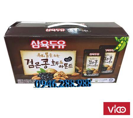 Nước óc chó hạnh nhân đậu đen Hàn Quốc