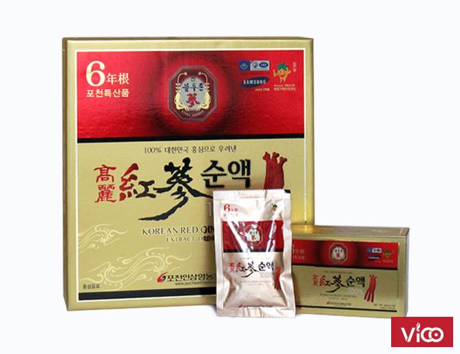 Nước hồng sâm Pocheon 80ml 30 gói