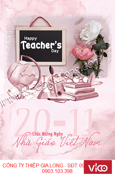 Mua Thiệp 20/11 Đẹp Nhất tại Công Ty Thiệp Gia Long Miễn Phí Thiết Kế Nội Dung Lời Chúc