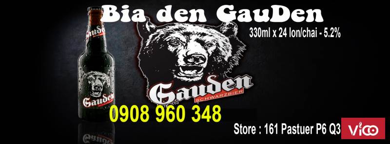 Bia đen GauDen cực ngon tại Ông Hoàng Beer
