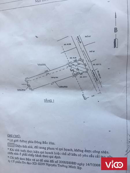bán gấp căn nhà 1 lầu 1 trệt DT 76m2 giá 3,1 tỷ