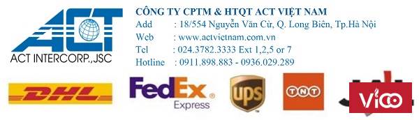 Chuyển phát nhanh Canada Việt Nam (DHL, TNT, FedEx) Hotline 0911.898.883