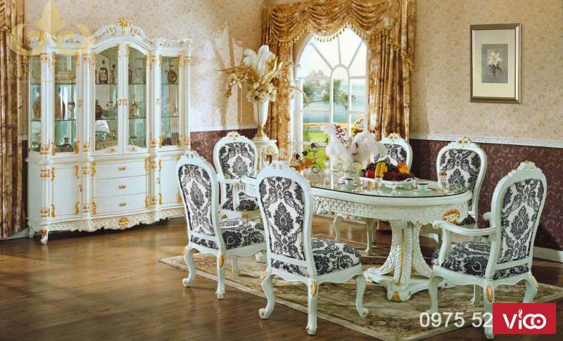Ghế ăn tân cổ điển 01
