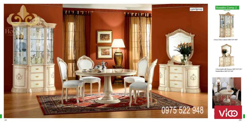 Ghế ăn tân cổ điển 03
