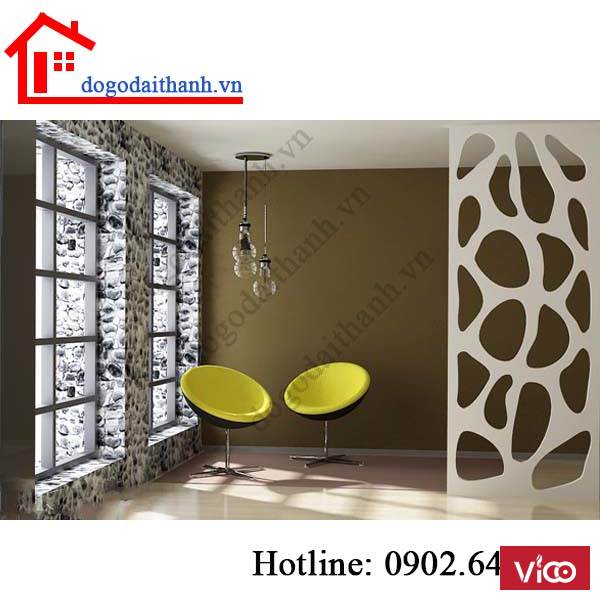 Thiết kế vách ngăn phòng khách đẹp cho nội thất