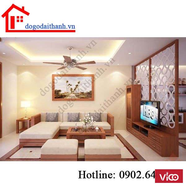 Thiết kế vách ngăn phòng khách đẹp cho nội thất