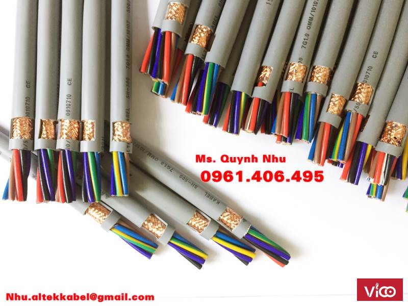 Cáp điều khiển 5 lõi chống nhiễu altek kabel