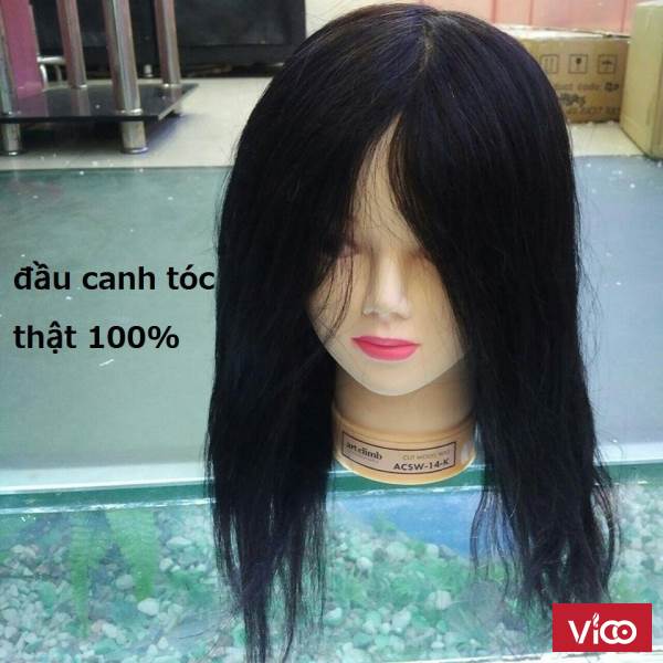 Các loại đầu canh nylon, đầu canh chịu nhiệt, đầu canh tóc thật 100%