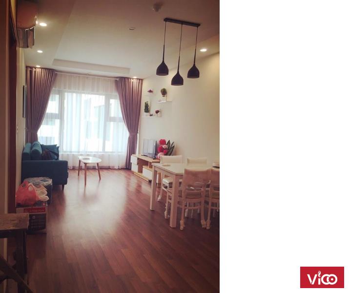 Cho thuê chung cư ct1 sông đà 117 m2 chia 3 ngủ đồ cơ bản