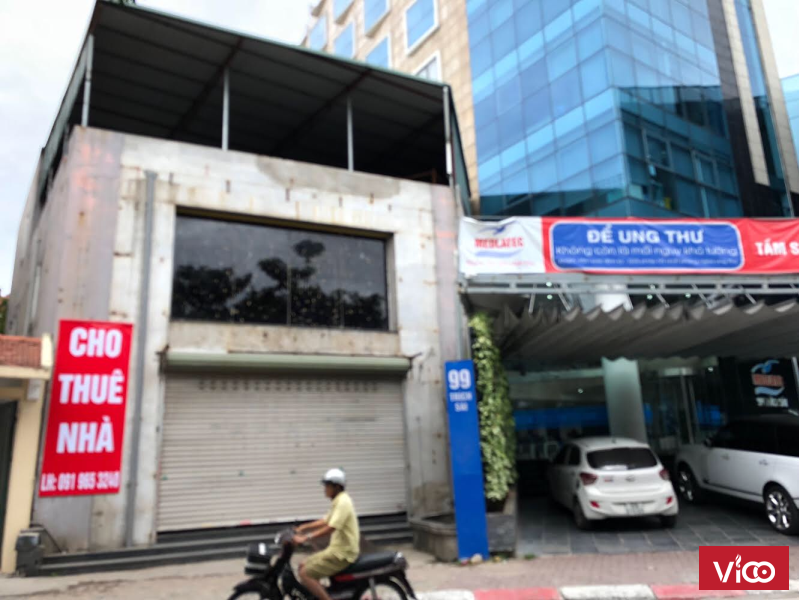 Chính chủ cần cho thuê nhà, diện tích đất 210m2, đã xây 2.5 tầng, mặt tiền 12m mặt phố Trích Sài