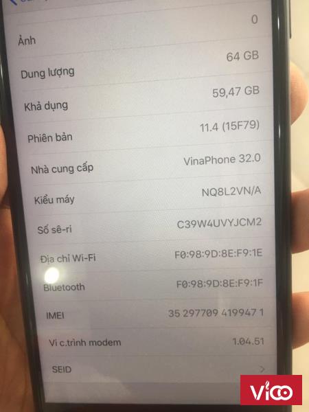 Bán iphone 8 plus 64gb Grey VN, zin keng 16tr3