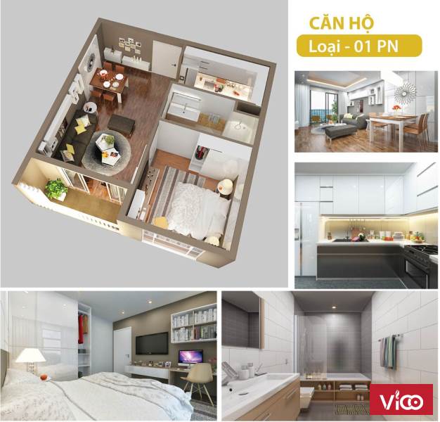Bán Căn hộ 1 Phòng ngủ Vincity Gia Lâm sẽ cháy hàng như Vinhomes Park Hill