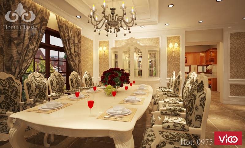 Nội thất biệt thự tân cổ điển Ciputra 2807