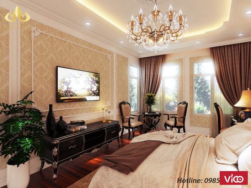 Giường ngủ tân cổ điển_cổ điển 0708