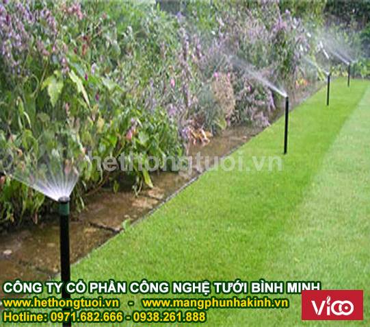 Tưới cảnh quan,hệ thống tưới cảnh quan