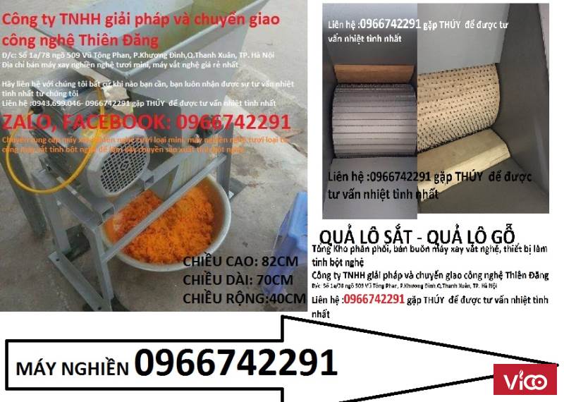 Máy xay nghệ tươi Xay siêu mịn với năng suất cao