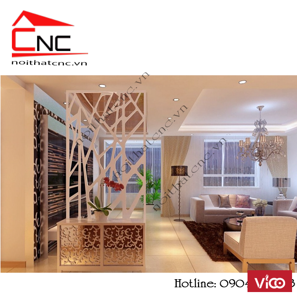 Tổng hợp 20 mẫu vách ngăn phòng khách hiện đại