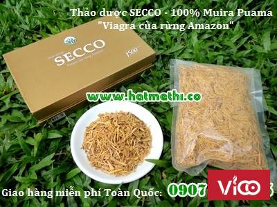 Muira Puama Thảo dược Secco giải pháp tăng cường sinh lý an toàn, hiệu quả