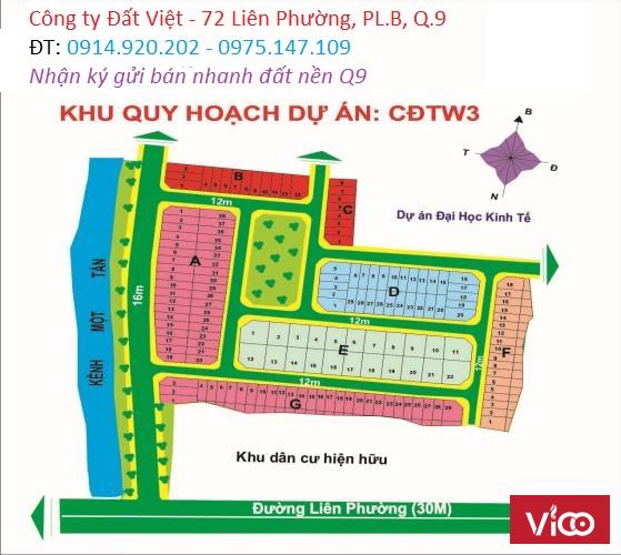 Bán đất sổ đỏ giá rẻ, đất nền dự án Mẫu Giáo Trung ương 3, Phú Hữu, quận 9