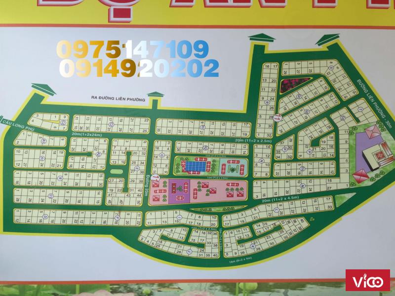 Kẹt Tiền Bán Đất Dự Án Khu Nhà Ở Phú Nhuận Q9, Dt 238m2, Giá 40tr/M2. Đường Chính 20m