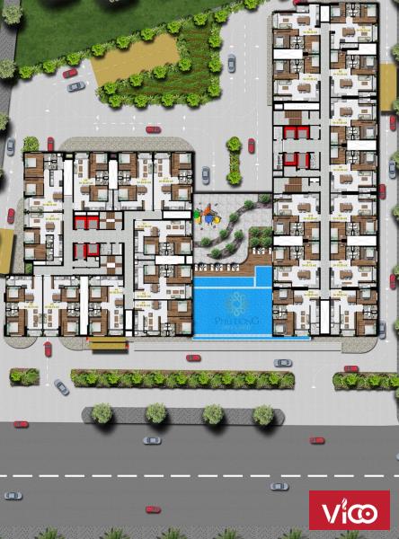 Căn hộ Phú đông Premier, 66m2, 2PN 2WC, thanh toán 20 kí hd, 50 vay trong 2 năm không tính lãi