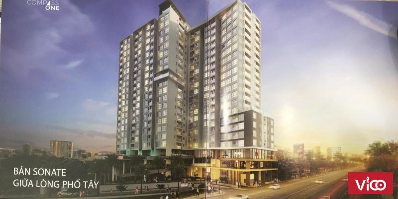 Dự Án Compass one tại khu phố tây phường Chánh Nghĩa Bình Dương.