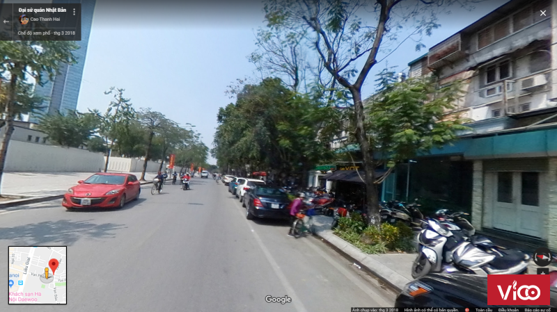 Cho thuê tòa nhà mặt phố Vạn Phúc Ba đình 100m2, MT 8m